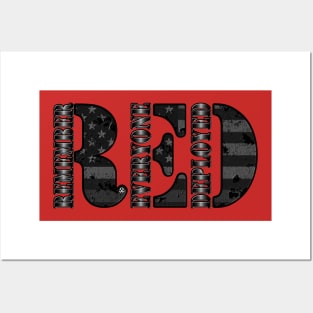 RED Remember Everyone Deployed Posters and Art